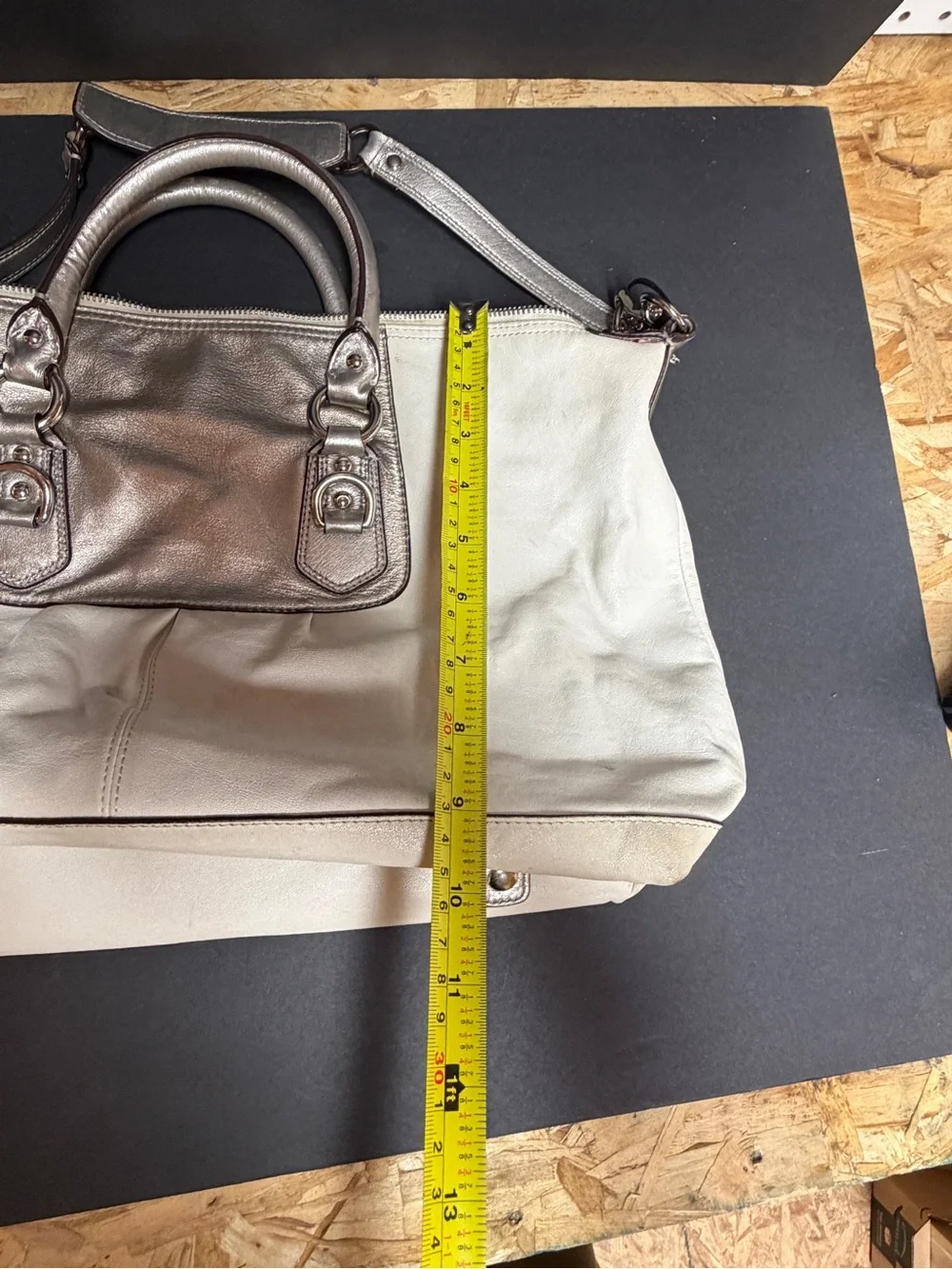 Coach spacious logo leather